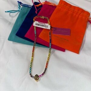Kurt Geiger Multicolor Crystal Necklace